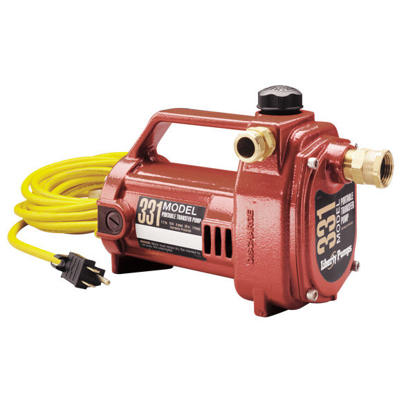1/2 hp, Portable transfer pump, 115V, garden hose connect